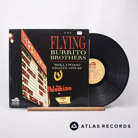 The Flying Burrito Bros Hollywood Nights 1979-82 LP Vinyl Record - Front Cover & Record