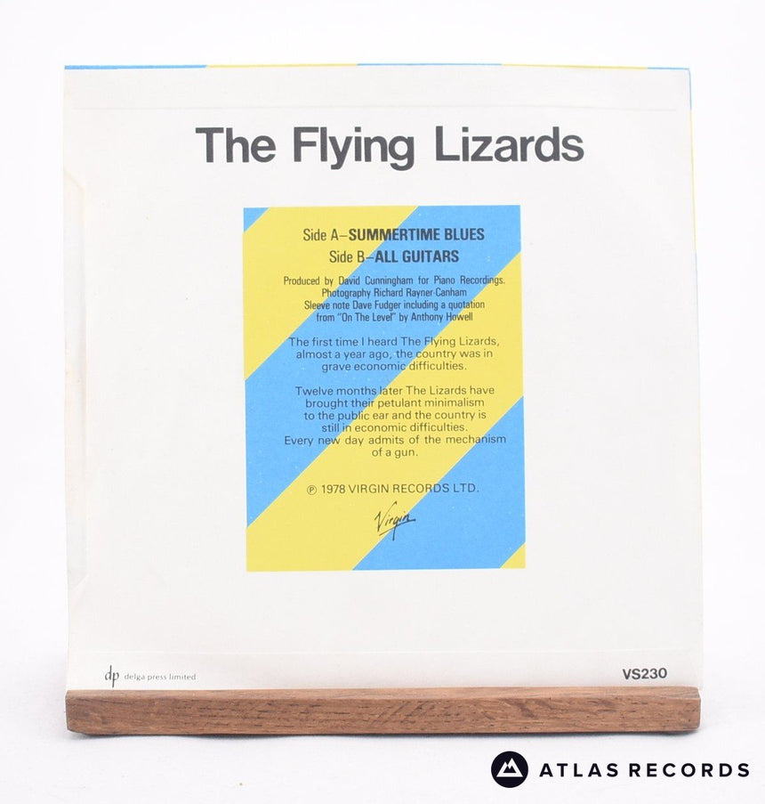 The Flying Lizards - Summertime Blues - 7" Vinyl Record - EX/VG+