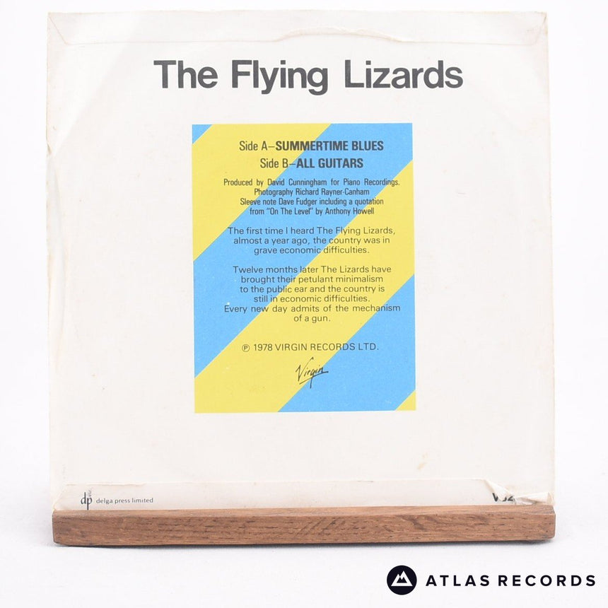 The Flying Lizards - Summertime Blues - 7" Vinyl Record - VG+/VG+