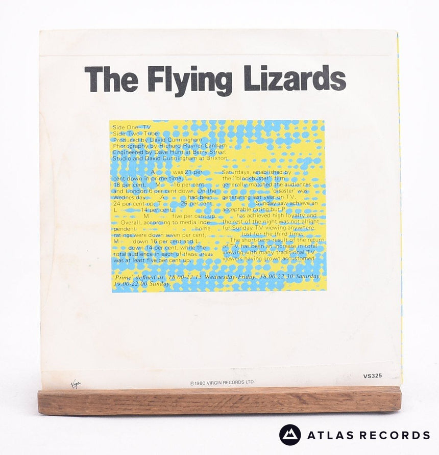 The Flying Lizards - TV - 7" Vinyl Record - EX/VG+