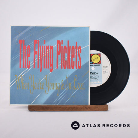 The Flying Pickets When You're Young And In Love 7" Vinyl Record - Front Cover & Record