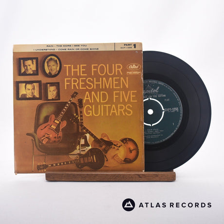 The Four Freshmen The Four Freshmen ‎– The Four Freshmen And Five Guitars 7" Vinyl Record - Front Cover & Record
