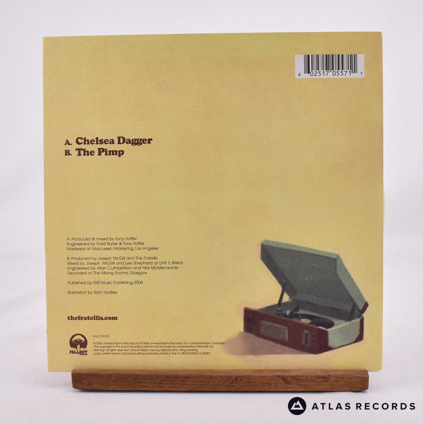 The Fratellis - Chelsea Dagger - White Townhouse 8" Vinyl Record - NM/NM