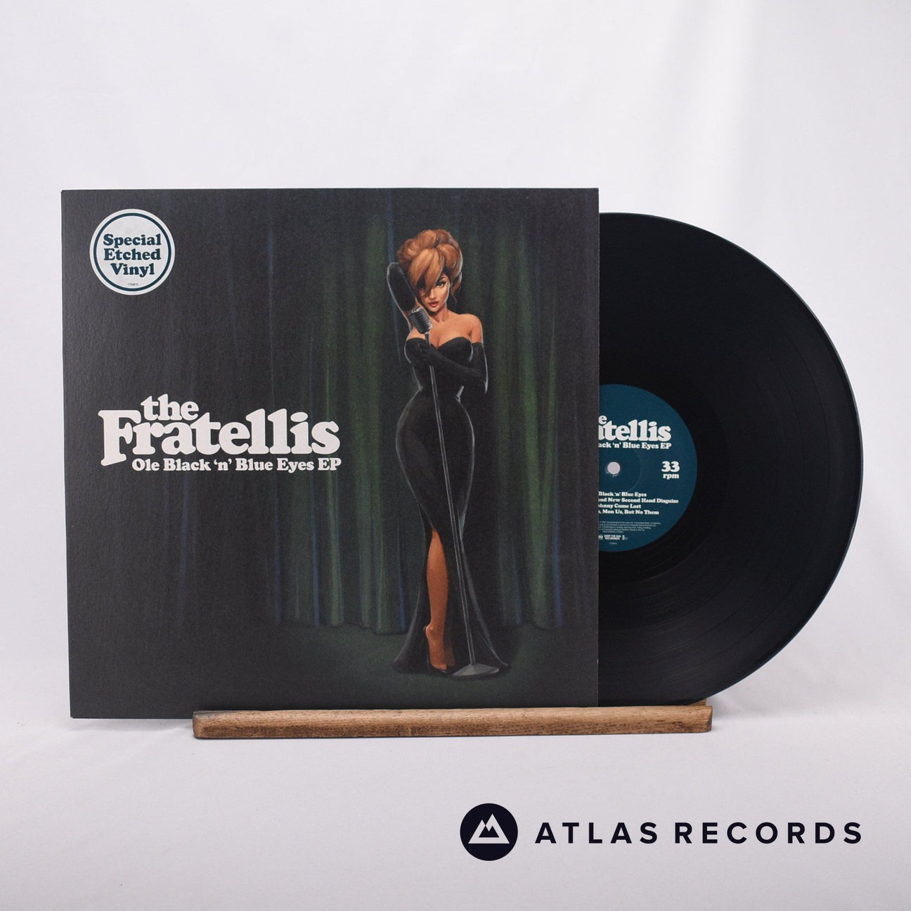 The Fratellis Ole Black 'n' Blue Eyes EP 12" Vinyl Record - Front Cover & Record