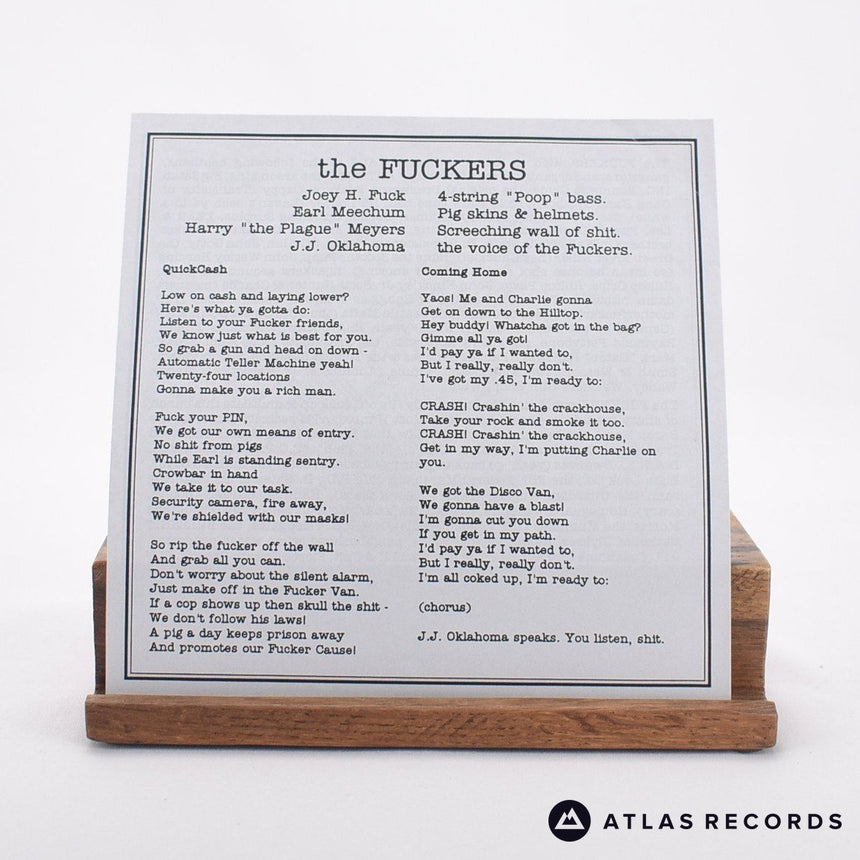 The Fuckers - QuickCash - 7" Vinyl Record - EX/EX