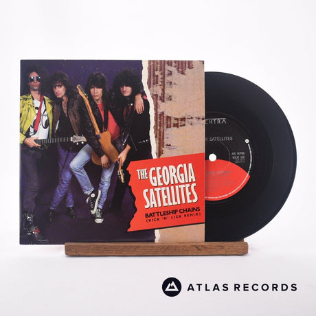 The Georgia Satellites Battleship Chains 7" Vinyl Record - Front Cover & Record