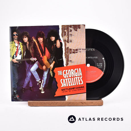 The Georgia Satellites Battleship Chains 7" Vinyl Record - Front Cover & Record