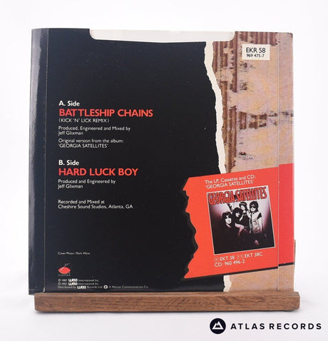 The Georgia Satellites - Battleship Chains (Kick 'N' Lick Remix) - 7" Vinyl Record - EX/EX