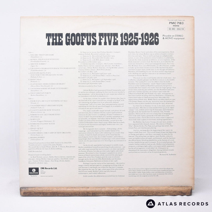 The Goofus Five - The Goofus Five 1925-1926 - LP Vinyl Record - EX/NM