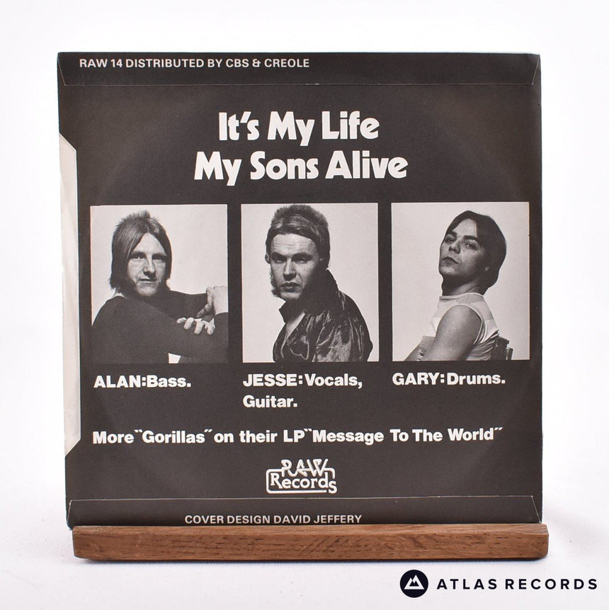 The Gorillas - It's My Life - Porky 7" Vinyl Record - VG+/EX