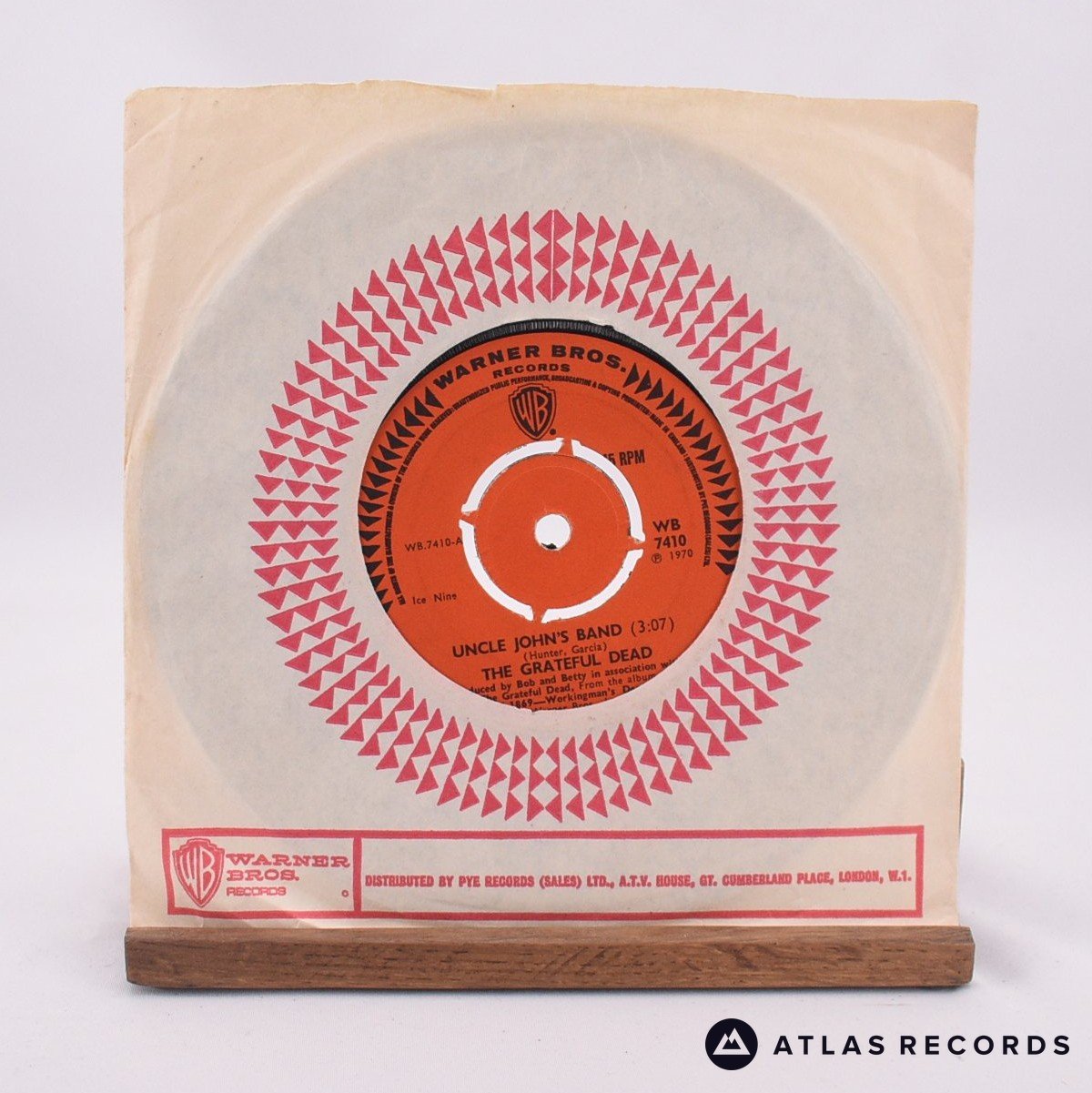 The Grateful Dead Uncle John's Band 7" Vinyl Record - In Sleeve