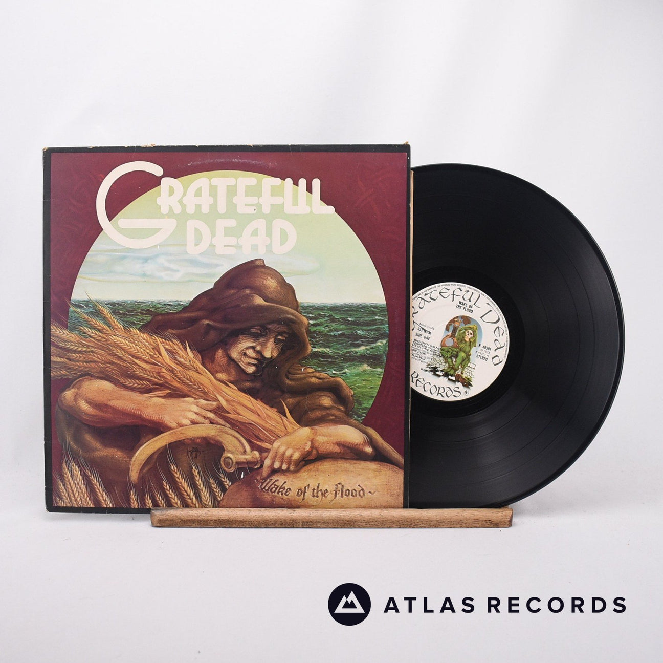 The Grateful Dead Wake Of The Flood LP Vinyl Record - Front Cover & Record