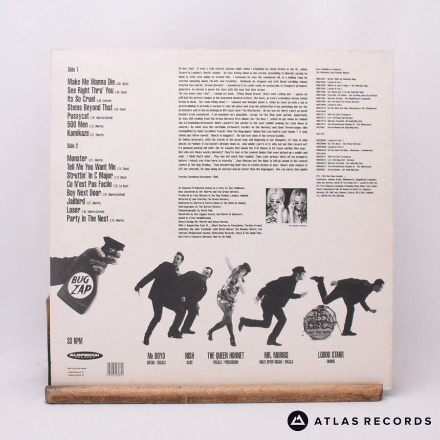 The Green Hornets - Faster Than The Bugzapper - LP Vinyl Record - VG+/EX