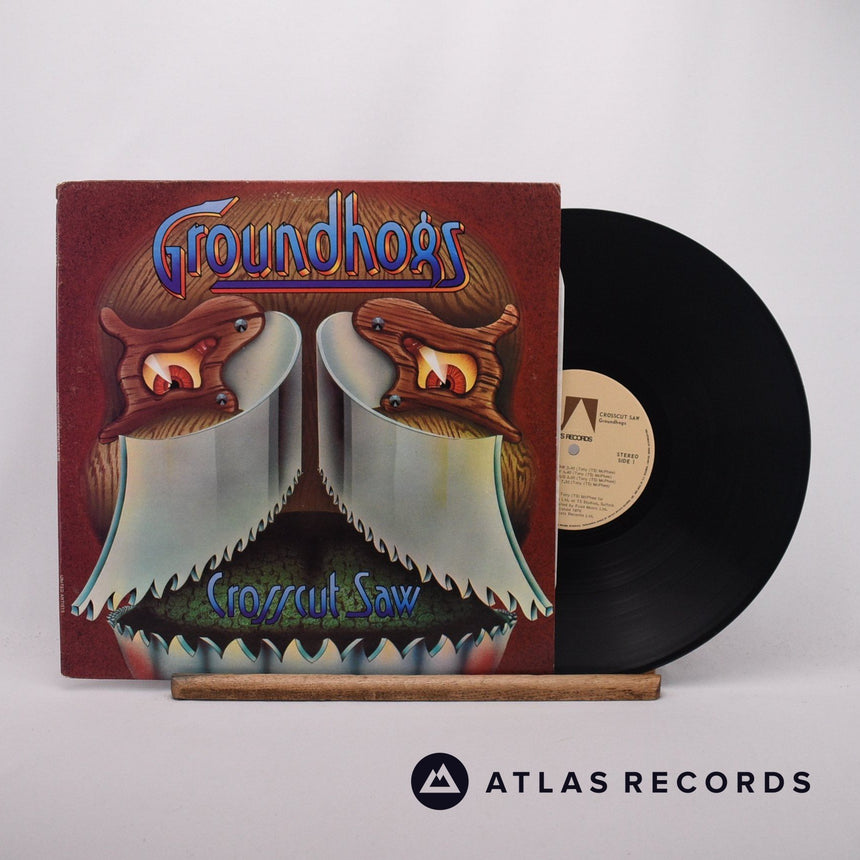 The Groundhogs Crosscut Saw LP Vinyl Record - Front Cover & Record
