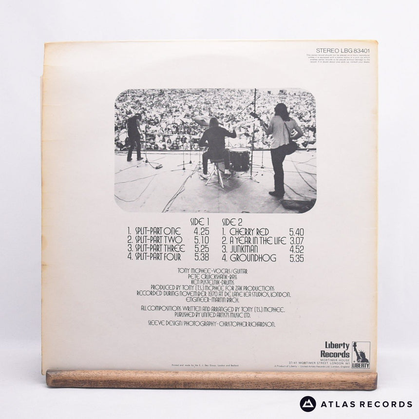 The Groundhogs - Split - Gatefold LP Vinyl Record - VG+/EX