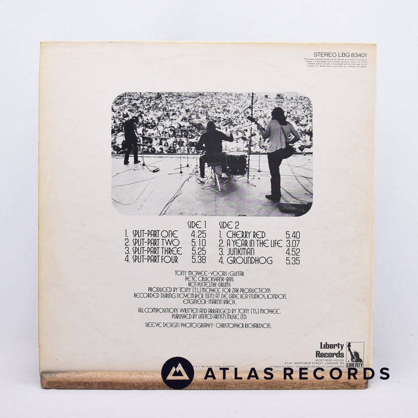 The Groundhogs - Split - Gatefold A-1 B-1 LP Vinyl Record - VG+/VG+