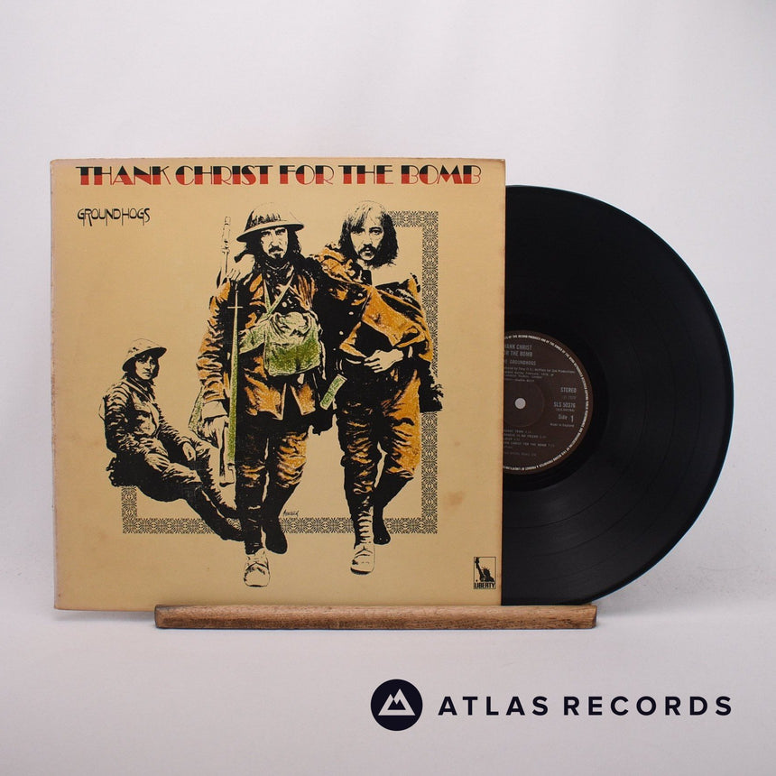 The Groundhogs Thank Christ For The Bomb LP Vinyl Record - Front Cover & Record