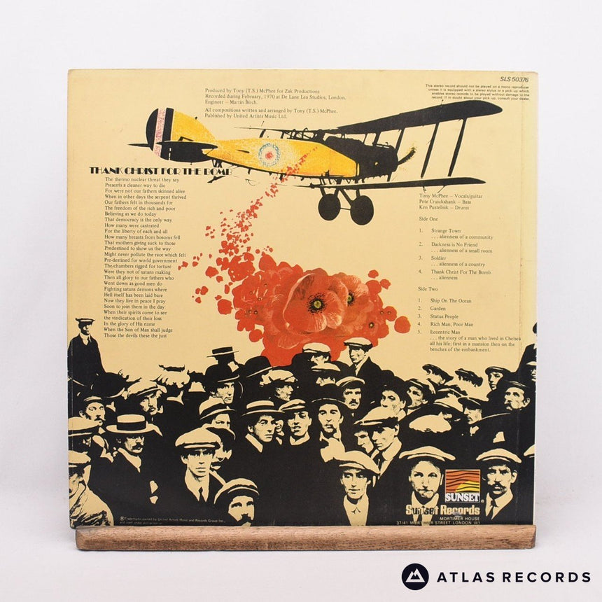 The Groundhogs - Thank Christ For The Bomb - Reissue LP Vinyl Record - VG+/VG