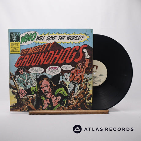 The Groundhogs Who Will Save The World? The Mighty Groundhogs LP Vinyl Record - Front Cover & Record