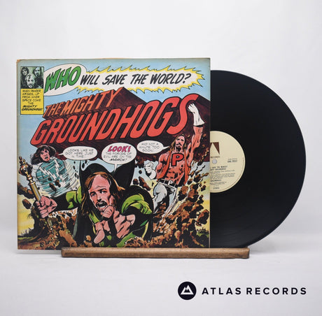 The Groundhogs Who Will Save The World? The Mighty Groundhogs LP Vinyl Record - Front Cover & Record