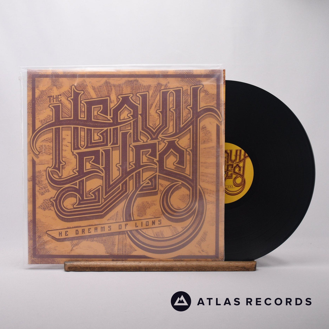 The Heavy Eyes He Dreams Of Lions LP Vinyl Record - Front Cover & Record