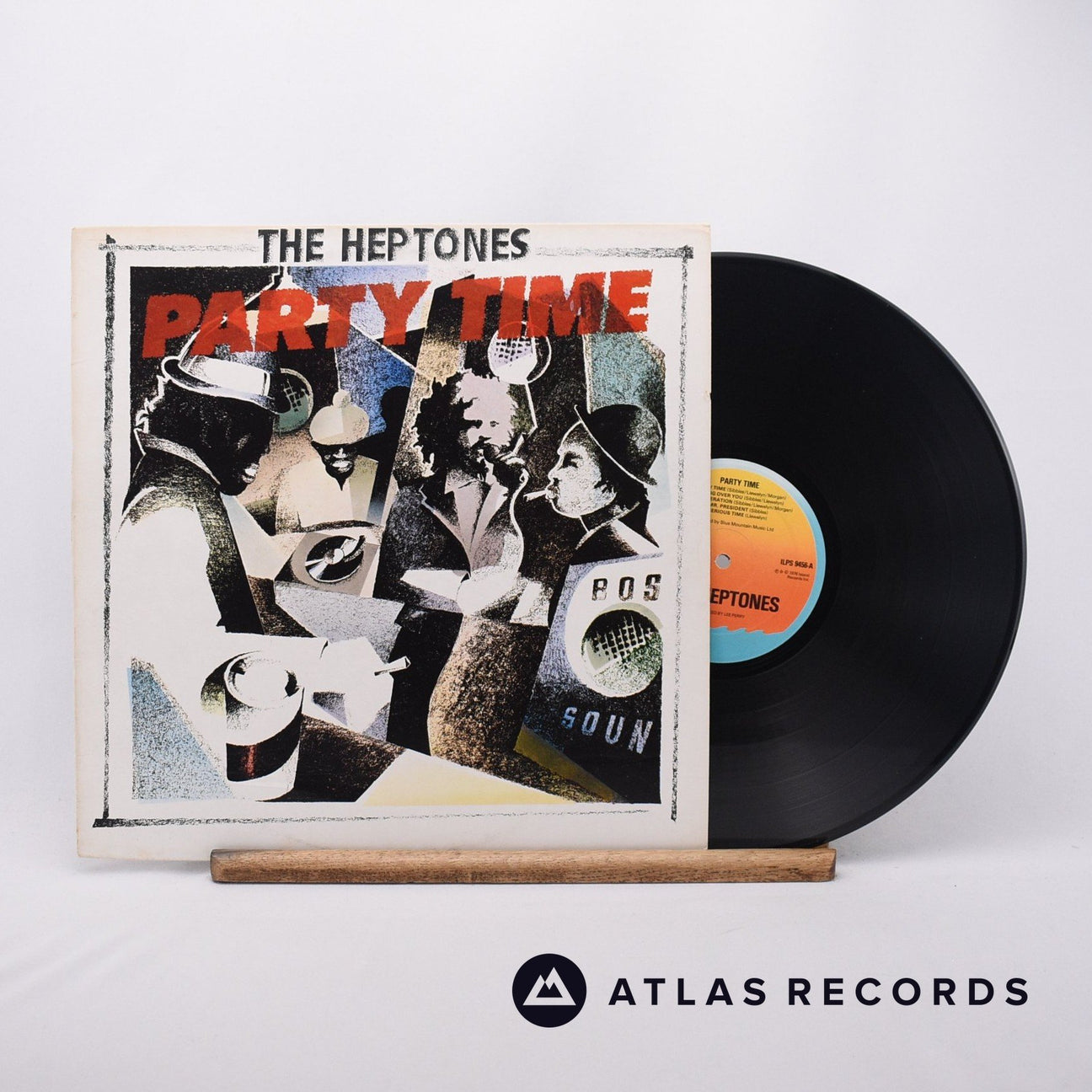 The Heptones Party Time LP Vinyl Record - Front Cover & Record