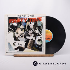 The Heptones Party Time LP Vinyl Record - Front Cover & Record