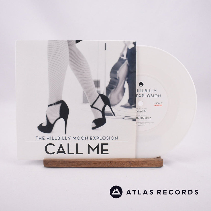 The Hillbilly Moon Explosion Call Me 7" Vinyl Record - Front Cover & Record