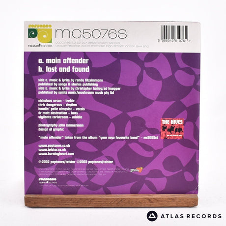 The Hives - Main Offender - 7" Vinyl Record - EX/EX