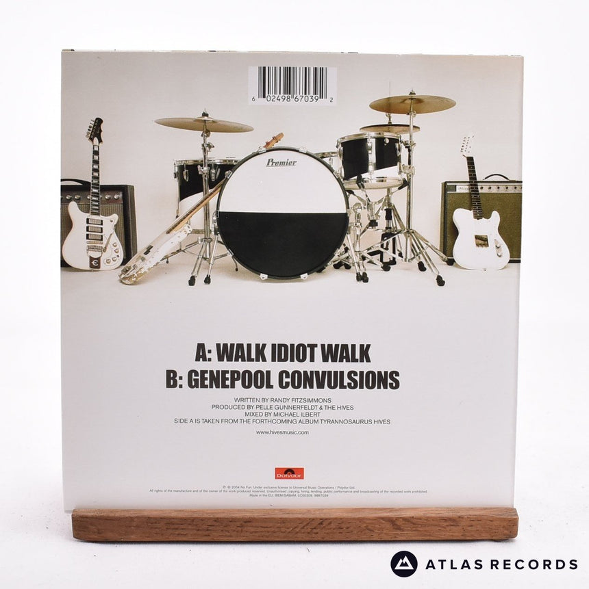 The Hives - Walk Idiot Walk - White 7" Vinyl Record - NM/NM
