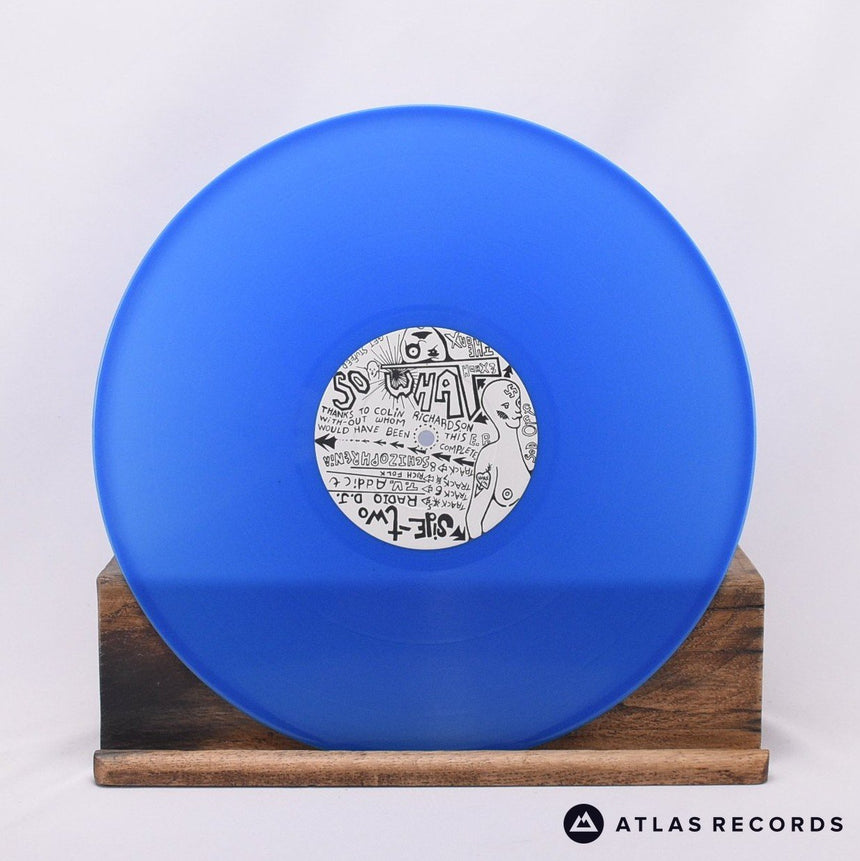 The Hoax - So What - Blue Lyric Sheet A-1 B-1 LP Vinyl Record - VG+/EX