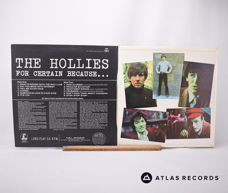 The Hollies - For Certain Because... - -1G -1G LP Vinyl Record - VG+/VG+
