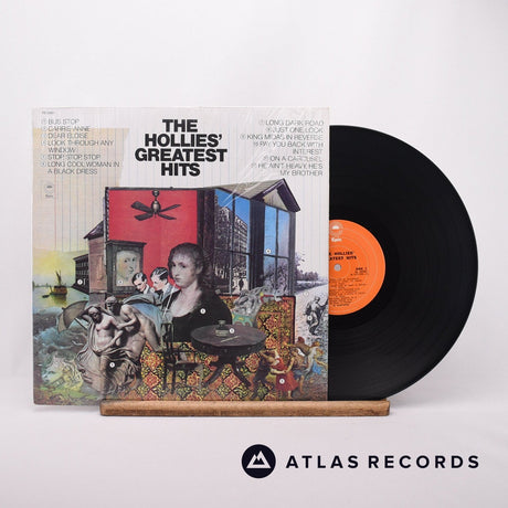 The Hollies The Hollies' Greatest Hits LP Vinyl Record - Front Cover & Record