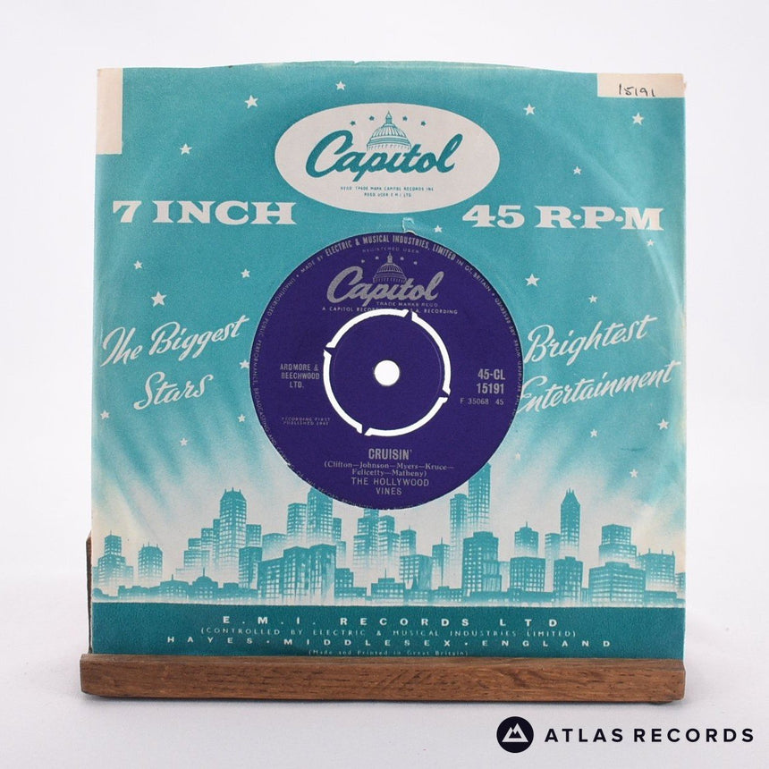 The Hollywood Vines - When Johnny Comes Slidin' Home - 7" Vinyl Record - EX/EX