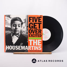 The Housemartins Five Get Over Excited 12" Vinyl Record - Front Cover & Record