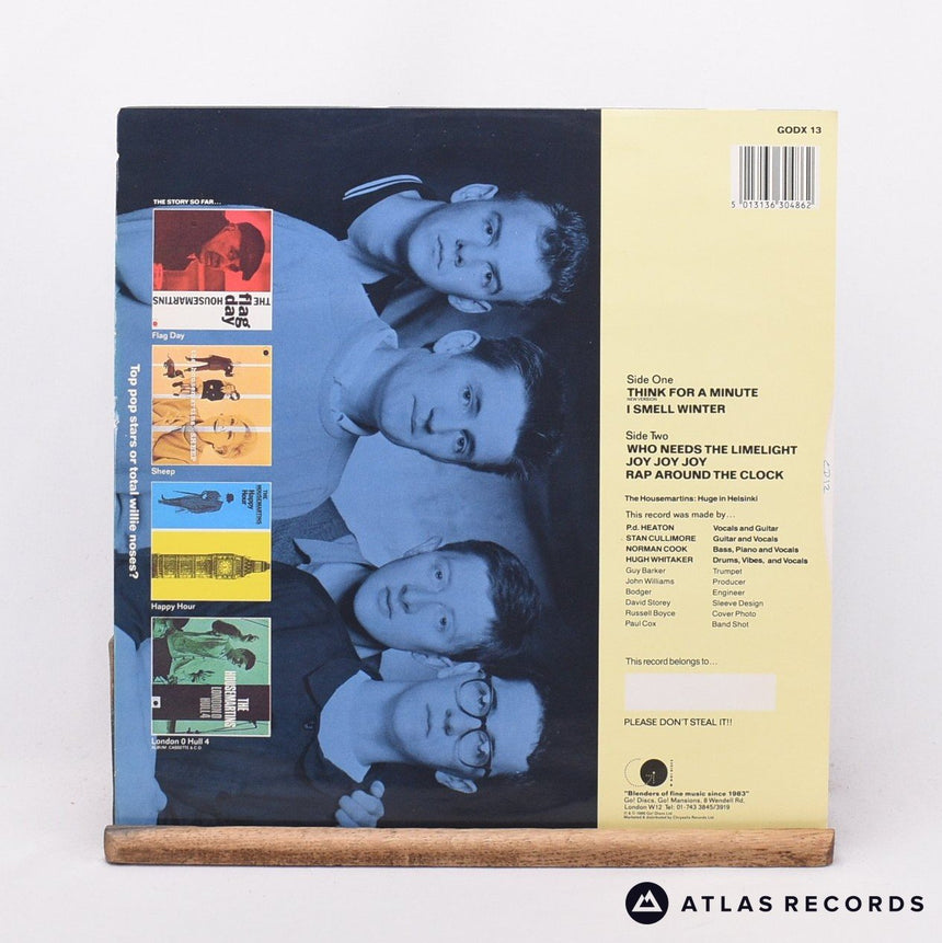The Housemartins - Think For A Minute (New Version) - 12" Vinyl Record - EX/EX