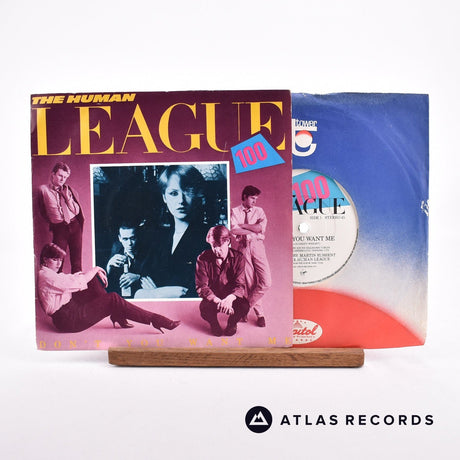 The Human League Don't You Want Me 7" Vinyl Record - Front Cover & Record