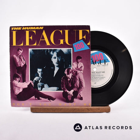 The Human League Don't You Want Me 7" Vinyl Record - Front Cover & Record