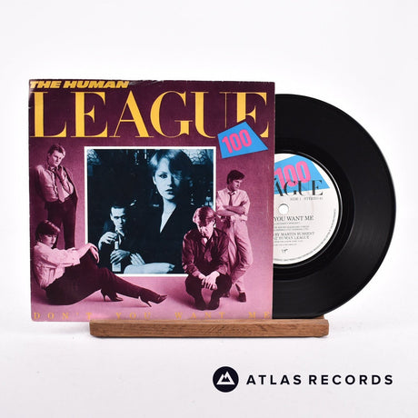 The Human League Don't You Want Me 7" Vinyl Record - Front Cover & Record