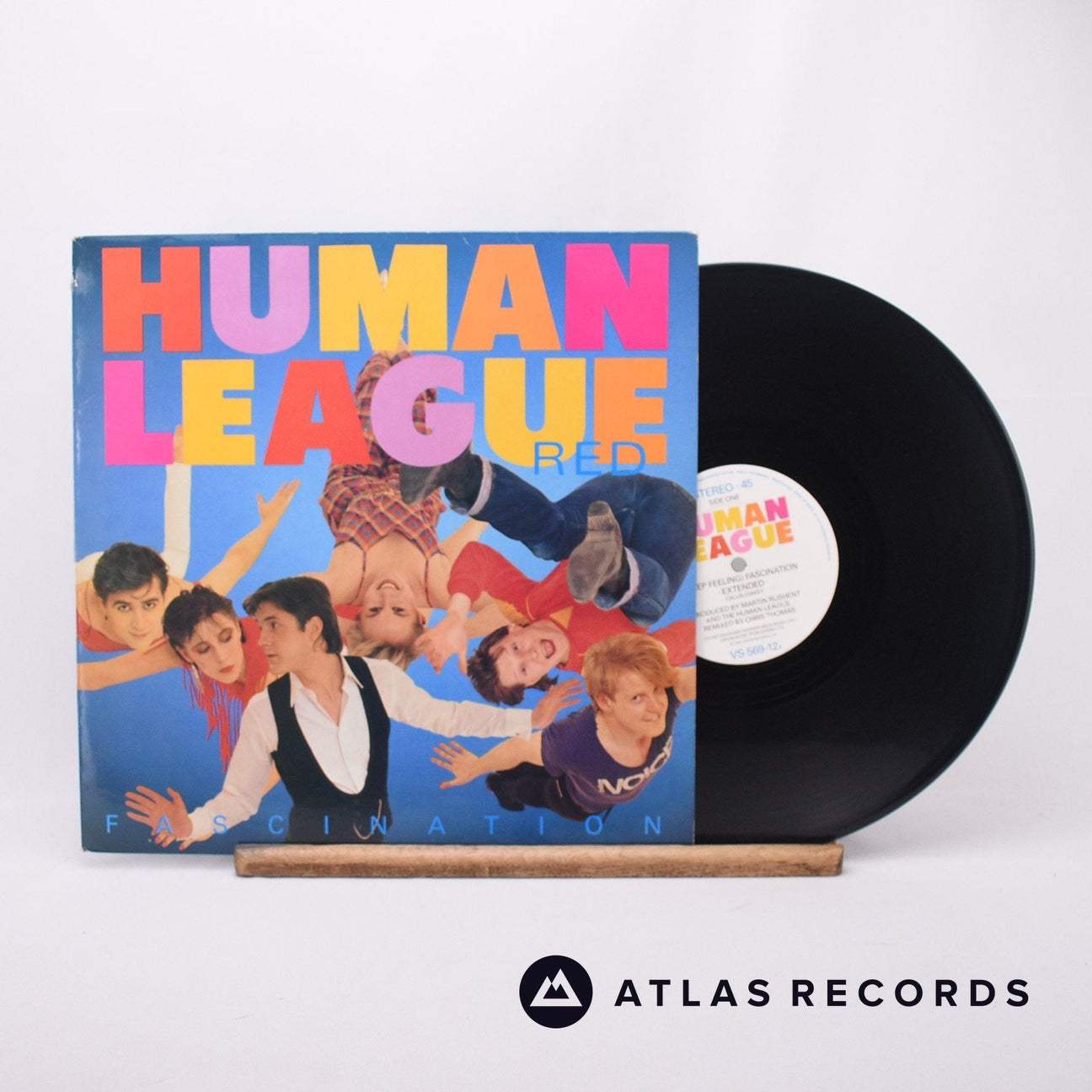 The Human League Fascination 12" Vinyl Record - Front Cover & Record