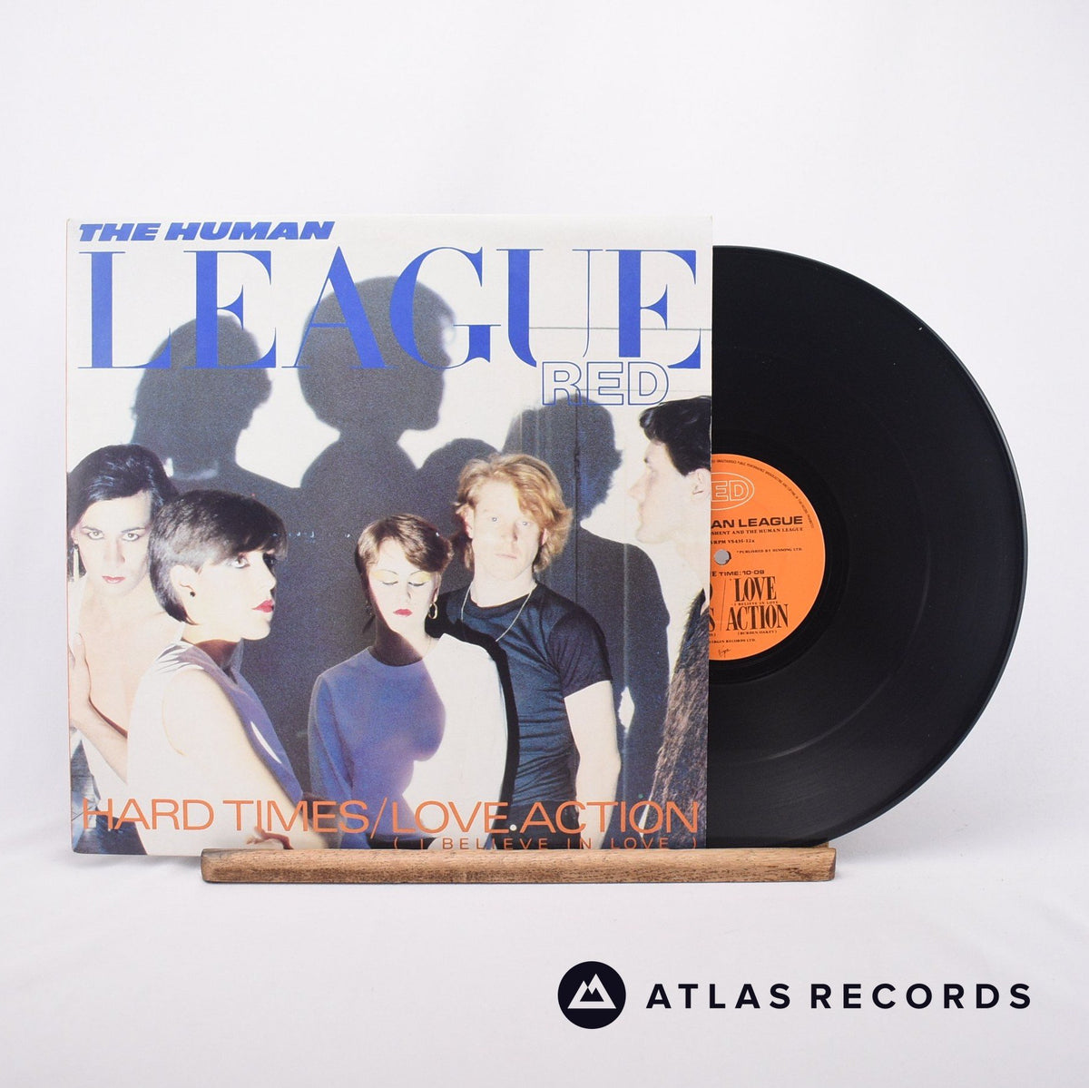 The Human League Hard Times 12" Vinyl Record - Front Cover & Record
