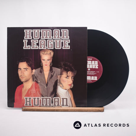 The Human League Human 12" Vinyl Record - Front Cover & Record