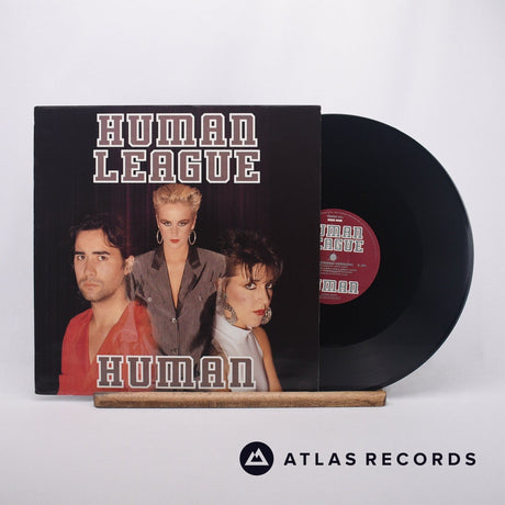 The Human League Human 12" Vinyl Record - Front Cover & Record