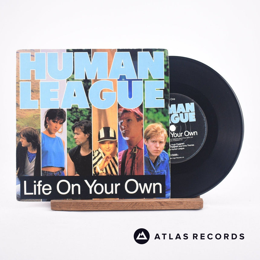 The Human League Life On Your Own 7" Vinyl Record - Front Cover & Record