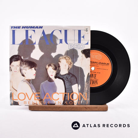 The Human League Love Action 7" Vinyl Record - Front Cover & Record
