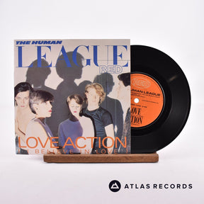 The Human League Love Action 7" Vinyl Record - Front Cover & Record