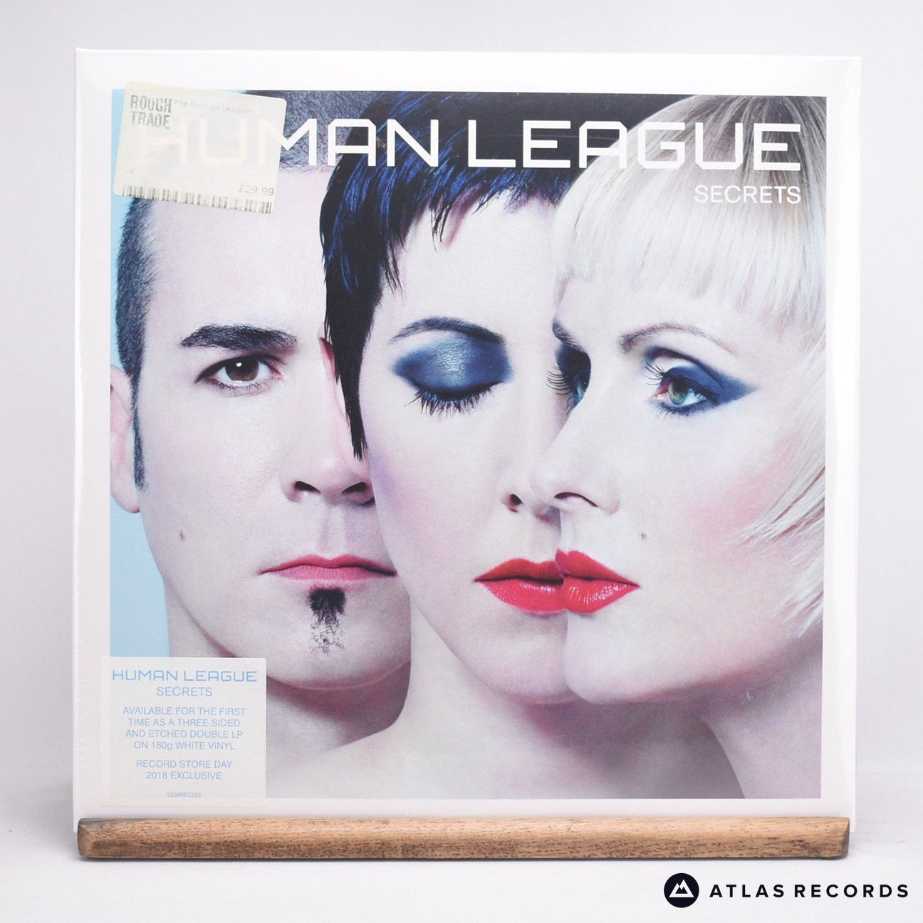 The Human League Secrets 2 x LP Vinyl Record - Front Cover & Record