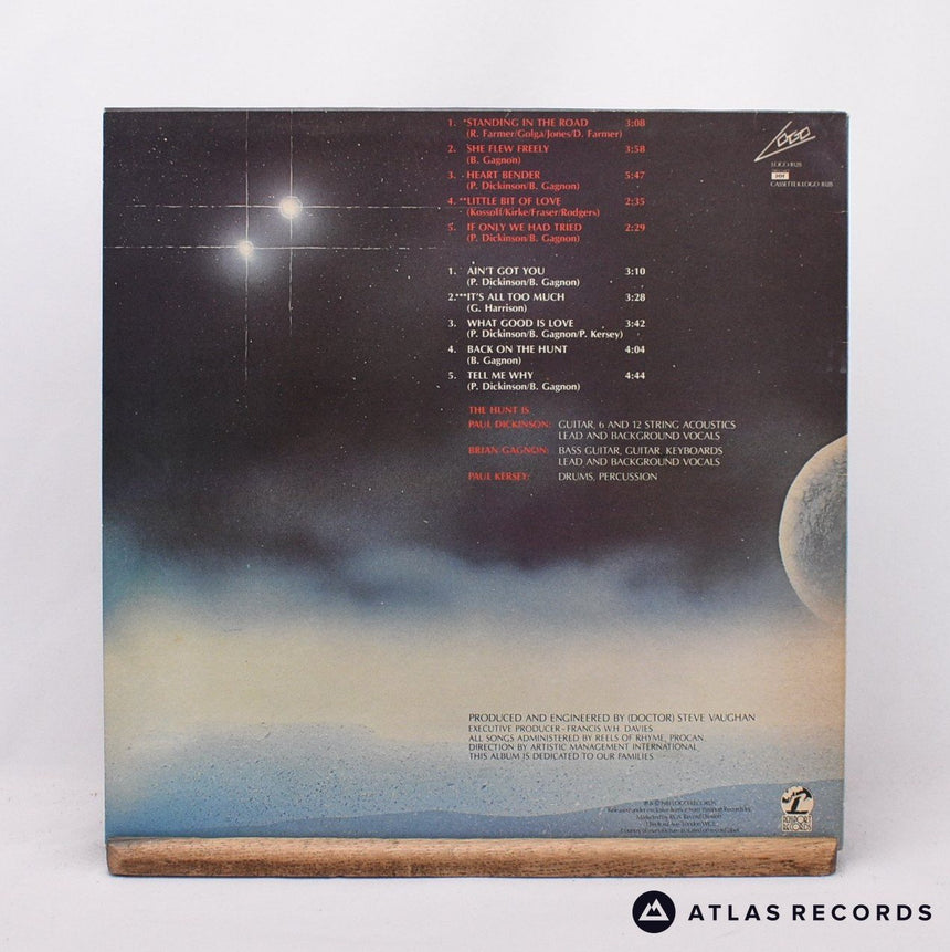 The Hunt - Back On The Hunt - LP Vinyl Record - EX/EX