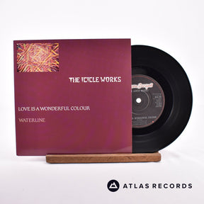 The Icicle Works Love Is A Wonderful Colour 7" Vinyl Record - Front Cover & Record