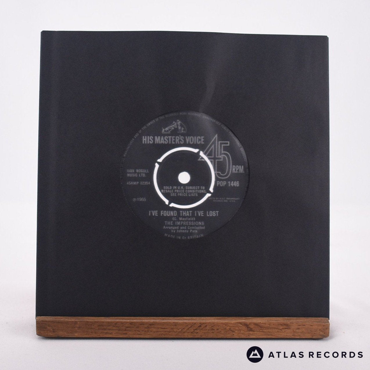 The Impressions Meeting Over Yonder 7" Vinyl Record - In Sleeve